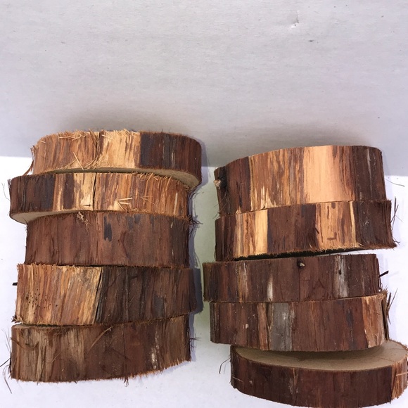 10 ct. Texas Hill Country Cedar Tree Wood Slices - Picture 3 of 3